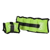 Pozostały sprzęt siłowy - ONE FITNESS OBCIĄŻNIKI CIĘŻARKI NA NADGARSTKI I KOSTKI WW02 2X1.5KG ZIEL ONE FITNESS ZADZWOŃ 600-555-801 ! 17-47-383 - miniaturka - grafika 1
