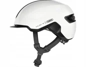 Kaski rowerowe - Kask rowerowy Abus Hud-Y shiny white 91986 r. S 51-55 cm Biały - miniaturka - grafika 1