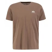 Odzież taktyczna i umundurowanie - Koszulka Alpha Industries Small Logo Basic 188505 183 - Taupe - miniaturka - grafika 1