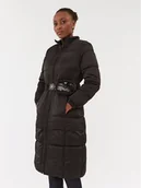 Płaszcze damskie - Guess Płaszcz zimowy W3BL84 WEX12 Czarny Regular Fit - miniaturka - grafika 1