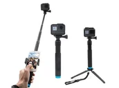 Selfie stick - TELESIN Selfie stick z plastikowym tripodem do kamer sportowych - miniaturka - grafika 1