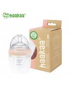 Butelki dla niemowląt - Haakaa Butelka silikonowa do karmienia gen.3 160ml Peach - miniaturka - grafika 1