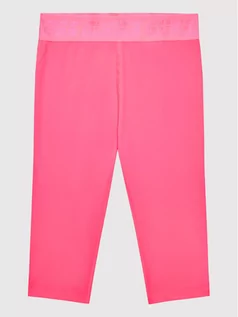 Spodnie i spodenki dla dziewczynek - Guess Szorty rowerowe J2GB10 MC049 Różowy Slim Fit - grafika 1