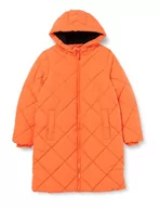 Płaszcze damskie - s.Oliver Dziewczęcy płaszcz outdoorowy, pomarańczowy, 140 cm - miniaturka - grafika 1