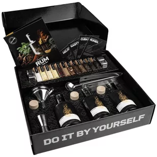 DIBYS ZESTAW DIY DO INFUZJI RUMU 12 PRZYPRAW I AKCESORIA PREZENT DLA TATY - Zestawy upominkowe - miniaturka - grafika 1