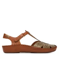 Sandały damskie - Sandały Pikolinos P. Vallarta 655-0841C1 Zielony - miniaturka - grafika 1