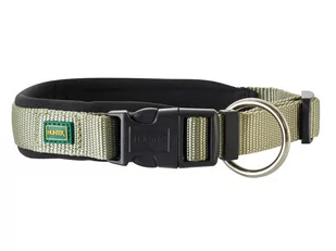 HUNTER Hunter obroża dla psa z neoprenu Vario Plus, nylon/neopren, oliwkowy/czarny - Obroże dla psów - miniaturka - grafika 1