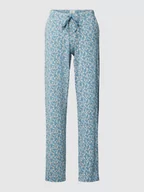 Bielizna nocna - Spodnie od piżamy z kwiatowym wzorem - miniaturka - grafika 1