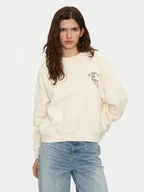 Bluzy damskie - Lee Bluza 112355170 Biały Relaxed Fit - miniaturka - grafika 1