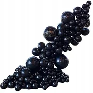 Balony i akcesoria - Girlanda balonowa czarna urodziny dekoracje zestaw - miniaturka - grafika 1