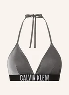 Stroje kąpielowe - Calvin Klein Góra Od Bikini Trójkątnego Intense Power schwarz - miniaturka - grafika 1
