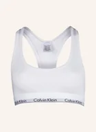 Biustonosze - Calvin Klein Biustonosz Bustier Modern Cotton weiss - miniaturka - grafika 1