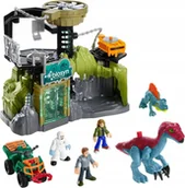 Klocki - Fisher-Price Imaginext Figurki Jurassic World Laboratorium dinozaurów HPT69 - miniaturka - grafika 1