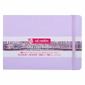 Podobrazia, bloki, papiery - Szkicownik Lawendowy 140G 80 15X21Cm Talens - miniaturka - grafika 1