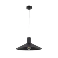 Lampy sufitowe - Czarna lampa wisząca z szerokim kloszem TK 1831 z serii JUMP - miniaturka - grafika 1