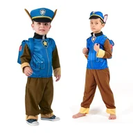 Stroje karnawałowe - STRÓJ KOSTIUM PRZEBRANIE PSI PATROL CHASE 2-4 latka roz. S 98-110 - miniaturka - grafika 1