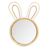 Wyposażenie pokoiku dziecięcego - Atmosphera for kids Lustro dekoracyjne dla dzieci RABBIT 24x38 cm B07V6754Q6 - miniaturka - grafika 1