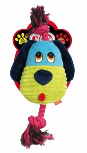 PET NOVA PET NOVA Pluszowy pies + sznur 30cm - Zabawki dla psów - miniaturka - grafika 1