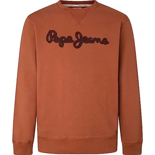 Pepe Jeans Męska bluza Ryan Crew, Brązowy (Rzeźba), XL - Bluzy męskie - miniaturka - grafika 1