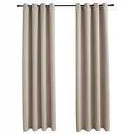 Zasłony - Zasłona zaciemniające kółka 140 cm x 245 cm, NOWE - miniaturka - grafika 1