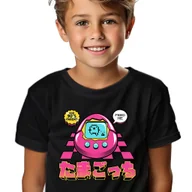 Koszulki męskie - Koszulka Dziecięca Czarna RÓŻOWE TAMAGOCHI Rozmiar -140 cm Różne Wzory Mix - miniaturka - grafika 1