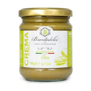 Sycylijski krem pistacjowy | 190g / Brontedolci - Słodkie kremy i masła - miniaturka - grafika 1