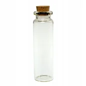 Dekoratorstwo - Buteleczka Szklana 20X75Mm 7,5Cm Z Korkiem 1Szt. - miniaturka - grafika 1