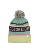 Czapki dla dzieci - Color Kids Czapka w kolorze turkusowo-żółtym - miniaturka - grafika 1