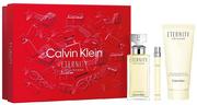 Zestawy kosmetyków damskich - Zestaw Calvin Klein Eternity Women Woda perfumowana 100 ml + Woda perfumowana 10 ml + Balsam do ciała 200 ml (3616303455163) - miniaturka - grafika 1