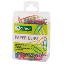 DRect Spinacze kolorowe 28mm a100 - Spinacze i klipsy do papieru - miniaturka - grafika 1