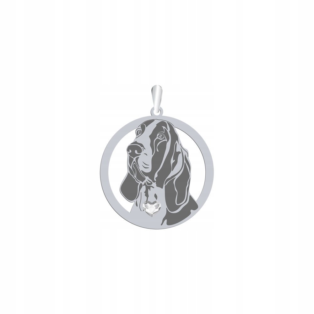 Zawieszka Srebrna z Wyżeł Włoski Krótkowłosy 925 Biżuteria Prezent GRAWER