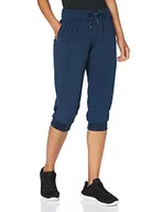 Spodnie damskie - CMP Spodnie damskie Capri Stretch Trousers with Dry Function Technology niebieski niebieski 36 3C48476 - miniaturka - grafika 1