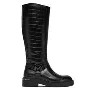 Kozaki damskie - Kozaki MEXX CEO-MI001804743W-01 Czarny - miniaturka - grafika 1