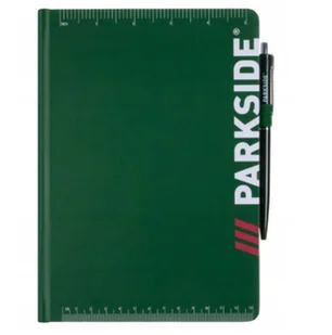 PARKSIDE Zeszyt notes notatnik w kratkę A5 80k TWARDA OPRAWA + DŁUGOPIS - Notesy i bloczki PARKSIDE Zeszyt notes notatnik w kratkę A5 80k TWARDA OPRAWA + DŁUGOPIS - Notesy i bloczki - miniaturka - grafika 1