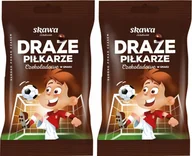 Gumy do żucia, lizaki, dropsy - Skawa Cukierki Draże czekoladowe Piłkarze 70g x 2 | Zestaw Dwupak - miniaturka - grafika 1