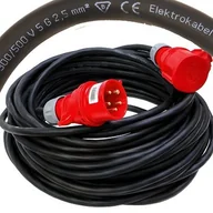 Przedłużacze i rozgałęźniki - Przedłużacz gumowy OW 5x2,5 z/u gn wt 5p 16A 5m - miniaturka - grafika 1