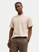 Koszulki męskie - Jack & Jones Polo Rblaethan 12292992 Beżowy Regular Fit - miniaturka - grafika 1