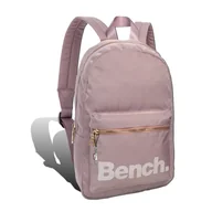 Plecaki - Bench fioletowy plecak nylonowy plecak miejski sklep damski 25x35x12 plecak damski D2ORI304V - miniaturka - grafika 1