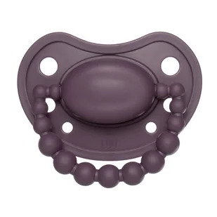 Luu Kids, smoczek uspokajający, pozycjonujący, silikonowy, Sweet Plum, 3-6 miesięcy, 1 sztuka - Smoczki uspokajające - miniaturka - grafika 1