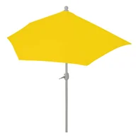 Parasole ogrodowe - Parla parasol półokrągły, parasol balkonowy, UV 50+ poliester/aluminium 3kg ~ 270cm żółty bez stojaka - miniaturka - grafika 1