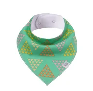 Śliniaki i fartuszki - Mila Śliniaczek bawełniany / apaszka na zatrzaski PIRAMIDKI - miniaturka - grafika 1