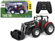 Zabawki zdalnie sterowane - Traktor Czerwony Zdalnie Sterowany 2,4 G Ruchoma Łyżka 1:24 - miniaturka - grafika 1