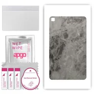 Akcesoria do tabletów i e-booków - folia naklejka skórka strukturalna na TYŁ do Samsung Galaxy Tab S6 WiFi SM-P613 - Marmur Czarny - apgo SKINS - miniaturka - grafika 1