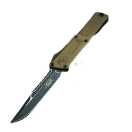 Noże - Nóż automatyczny OTF Microtech Combat Troodon Interceptor Gen III Signature OD Green Aluminium, Black M390MK by Tony Marfione (1217-10ODS) - miniaturka - grafika 1