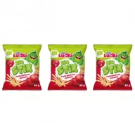 Bakalie - NaturaVena Frytki jabłkowe suszone Zestaw 3 x 40 g Bio - miniaturka - grafika 1