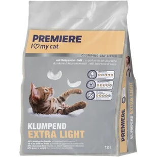 PREMIERE Extra Light Puder dla niemowląt Żwirek zbrylający 12 l - Żwirek dla kotów PREMIERE Extra Light Puder dla niemowląt Żwirek zbrylający 12 l - Żwirek dla kotów - miniaturka - grafika 1