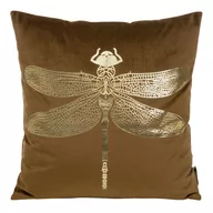 Poszewki na poduszki - Euro Firany Poszewka Eurofirany Velvet BLINK16 Brązowy 45x45 1216970 - miniaturka - grafika 1