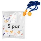 Odzież robocza - Stopery do uszu do samolotu, Zatyczki do spania 3M 1271 5 par - miniaturka - grafika 1