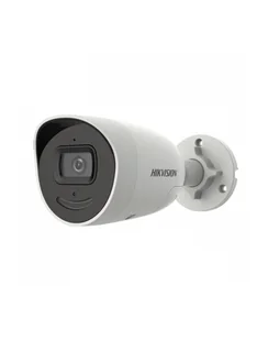 Hikvision IP Bullet DS-2CD2046G2-IU F2.8/4MP/2.8mm/103°/Powered by DARKFIGHTER/H.265+/IR up to 40m/White KIPDS2CD2046G2IUF2.8 - Kamery do monitoringu - miniaturka - grafika 1