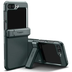 Etui SAMSUNG GALAXY Z FLIP 5 Spigen Tough Armor Pro Abyss Green zielone - Etui i futerały do telefonów - miniaturka - grafika 1